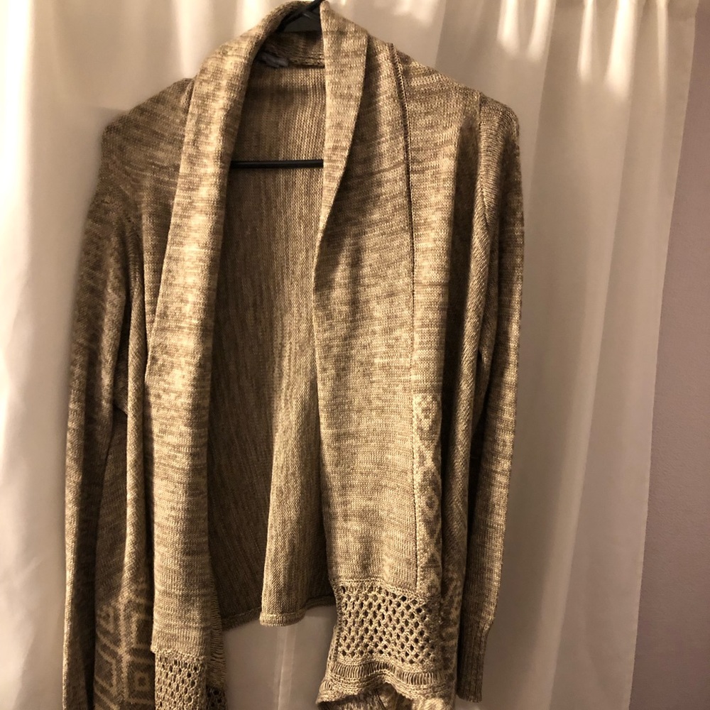 Charlotte Russe Large cardigan with Aztec print